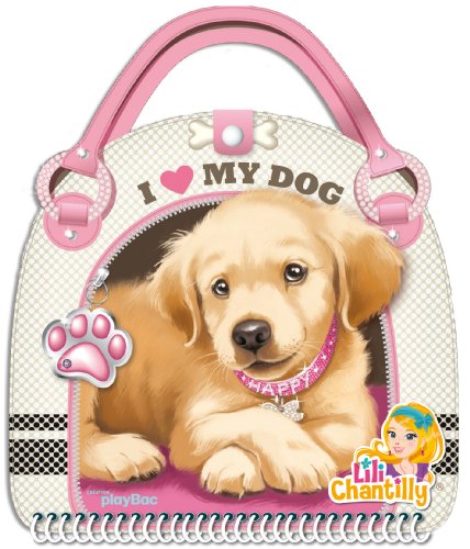 Preisvergleich Produktbild Cahier sac Lili Chantilly - I love my dog