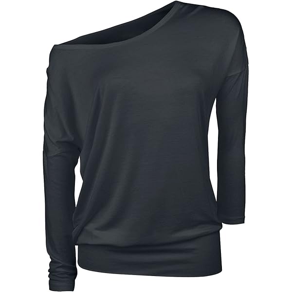 Black Premium by EMP Vrouwen Zwart-blauw shirt met lange mouwen in dubbellaagse look S