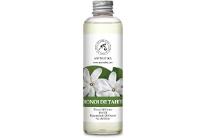 Reed Diffuser Refill Monoi de Tahiti – 200 ml – doftspridare med rottingpinnar – rumsspridare påfyllning – hemdoft – rumfräsc