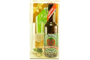 SÜNGROSS Bier Geschenk zum 50.Geburtstag Geburtstagsgeschenk fünfzigster Geburtstag Bier Geschenkset zum 50. Geburtstag