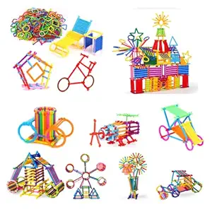 Foroly Smart Stick Building Block Set for 3-8 Years Old Kids Boys & Girls,200+ Piece