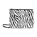 Produktbild WOCNEMP Zebra-Schwarzweiß-Streifenmuster Benutzerdefinierte hochwertige Nylon-dünne Clutch-Tasche Umhängetasche mit Umhängetasche