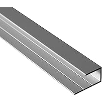 Alu U-Profil Anthrazit - Abdeckprofil 40x50mm Für Kantenschutz & Einfassungen