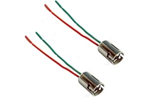 SHUOHUI 2 x B15 B15D / BA15D Socket 1 Thread Lamp Socket Plug Bulb Boat 12 V 24 V