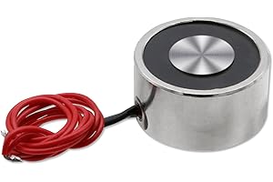 Uxney Electromagnet Magnet Solenoid P34/18 DC 6V 180N 39LB/18Kg - 34 x 18mm