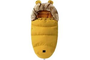 DSOAR Saco de Dormir para Cochecito Universal Saco de Dormir Invierno Cálido para Bebé Al Aire Libre Impermeable y Resistente al Viento, Adecuado para Cochecitos, Buggy, Cuna