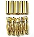 Produktbild c0406x5 RC Verbinder 4mm 4.0mm vergoldet Stecker und Buchse Kugel Banane x 5