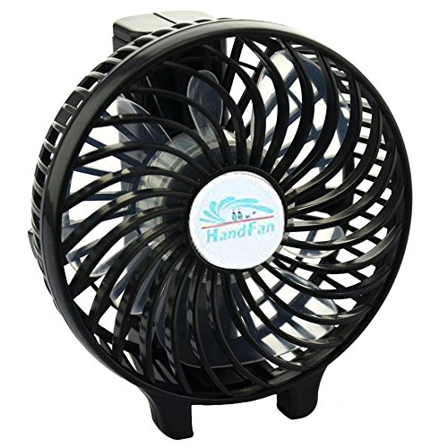 Bestfire Tragbarer Mini Ventilator batteriebetrieben Lüfter, 131011 Lüfter Persönlichen Lüfter faltbar Büro mit 18650 Akku für Haus und Reise - 2