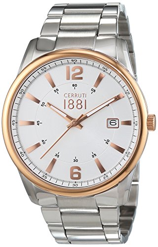 Cerruti 1881 Herren-Armbanduhr RAVELLO Analog Quarz Edelstahl CRA103STR04MS Cerruti 1881 Herren-Armbanduhr RAVELLO Analog Quarz Edelstahl CRA103STR04MS