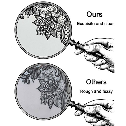 Batianda Floral Senkel Muster Harte Hülle Schutzhülle Für MacBook Air 13.3 inch (Model:A1466/ A1369),Grau - 5