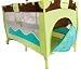 Baby Bed Travel Cot (Green/Turquoise) Portable Child Furniture with Toys 0-36 months