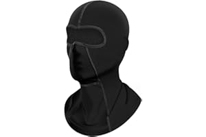 ROGTYO Kominiarka jesienno-zimowa Balaclava do sportów na świeżym powietrzu, jazdy na rowerze, snowboardu, jazdy na nartach, jazdy na motocyklu, wiatroszczelna, ciepła okap na twarz, rozmiar