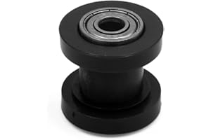 ‎SOURCING MAP sourcing map Kettenrolle Kettenrollenspanner Riemenscheibe Spanner Radführung für Motorrad 8mm Innenloch Schwarz