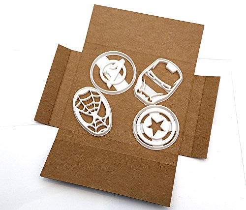 Marvel Ausstechformen Set – Spiderman, Iron Man, Captain America, Avengers Ausstechformen