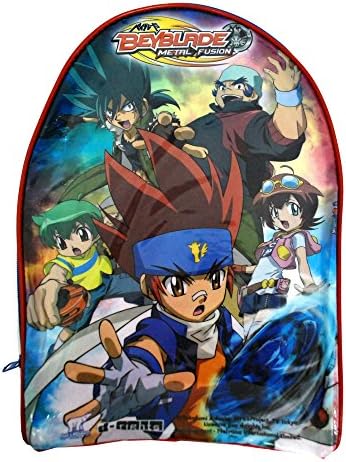 Children's TV Show Character Licensed Transparent Clear Swim Beach Travel Sports Bag Range Girls Boys &amp; Unisex Designs (BeyBlade Metal Fusion)