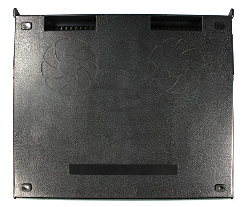 Xilence Duropad Titanium Notebook Kühler Cooling Pad mit 2 Lüftern in edler Edelstahl-Optik für Notebooks bis ca. 40cm (15,4″) - 2