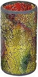 mosaik kerzenglas selber machen  Melrose Flammenlose LED-Kerze, Mosaik-Design, 7,6 x 15,2 cm