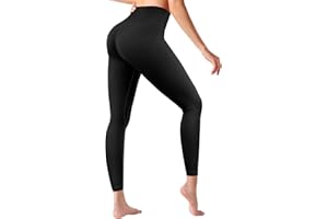 Oielai Leggins Donna A Vita Alta, Push up Leggings Sportivi Anticellulite con Tasca Interna per Fitness Yoga Pant