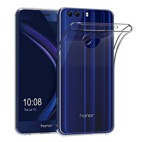 iVoler Funda Huawei Honor 8  Slim Fit Huawei Honor 8 Funda Carcasa Case Bumper con Absorci  n de Impactos y Anti-Ara  azos Espalda Case Cover para Huawei Honor 8 - Transparente