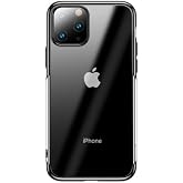 Baseus Shining Case, iPhone 11 Pro Cep Telefonu Kılıfı, Şeffaf/Transparan, Siyah