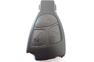 REMOTEFOBCENTRE Replacement 3 button fob case for Mercedes Benz C E S R V CLK CLS SL SLK Class Remote key