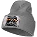 Produktbild Unisex Cat Glasses Total Solar Eclipse Winter Knit Beanie Hat Skull Cap