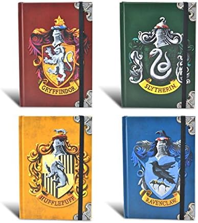 Bundle of 4 Harry Potter House Crests A6 Notebooks