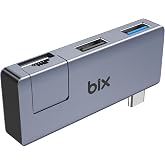 Bix BX21HB Type-C to USB 3.2 USB 2.0 RJ45 D&ouml;n&uuml;şt&uuml;r&uuml;c&uuml; Adapt&ouml;r Hub