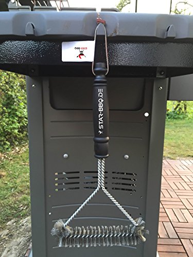 STAR-BBQ Grillbürste für Emaille, Edelstahl und Gusseisen - 5