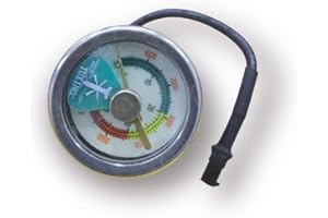 TUXING PCP Luftkompressor Hochdruckmanometer Einstellbares Manometer 6000psi 400bar 40mpa Gewinde ist M10*1