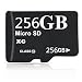 Produktbild Generic Micro SD Karte 256GB microSDXC TF Memory Card Class 10 High Speed mit SD-Adapter für Mobiltelefone, Tablet-PCs, Kameras
