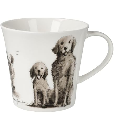 Goebel Porzellan-Tasse Mit Katzen-Motiv Von Peter Schnellhardt – Weiß, Ca. 0,35 L, Maße 13,5 X 10,5 X 9,5 Cm