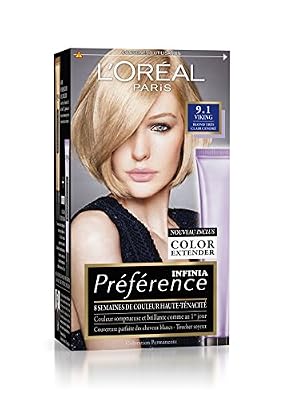 Prodigy Préférence L'Oréal Paris Coloration Permanente 9.1 Blond Très Clair Cendré
