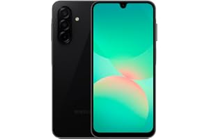Samsung Galaxy A26 5G, Android Smartphone, 128GB Storage, 6GB RAM, Black, 50MP Camera, Large Display, Long Battery Life (KSA Version)