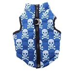 YiJee-Animale-Domestico-Cane-Vestiti-Gilet-Imbottito-Abbigliamento-Cappotto-Giacca-Blu-XS