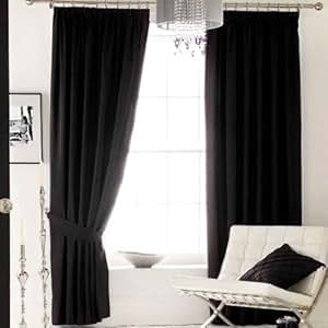 GYROHOME Tende oscuranti in finta seta, completamente foderate, tinta