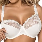 Gaia 523 Underwired Demi Padded Full Cup Nursing Maternity Bra Non Removable Adjustable Straps - Made In EU