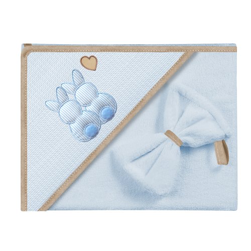 Câlin Câline Sortie de Bain Roméo Bleu