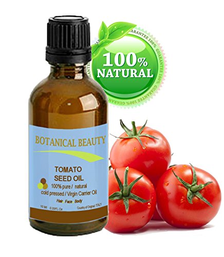 TOMATO SEED OIL. 100% Pure / Natural / Undiluted / Virgin / Cold Pressed Carrier Oil For Skin, Hair And Lip Care. "One Of The Newest Additions To Our Ever Growing Line Of Natural Carrier Oils." (0.33 Fl.oz-10ml.)