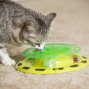 The Pets Company Interactive Cat Ball Toy with Feeder, Kitten Feeder Toy for Cats and Kitten