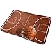 Produktbild huibe Memory Foam Küche Teppich, Basketball Feld Rutschfeste Maschine Waschbar Fußmatten Bad Küche Teppich Bodenmatte 40X60 cm