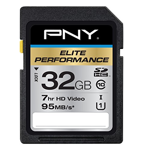 PNY P-SDH32U195-GE "SDHC" Elite Performance Speicherkarte 32GB "Class 10 UHS-1 U1"