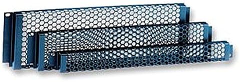 RACK PANELSTEEL MESH 2U Enclosures &amp; 19" Cabinet Racks, RACK PANEL, STEEL MESH, 2U, Coating: Epoxy Paint, Colour: Black, External Width: 483mm, Internal Depth - Imperial: 0.98", Internal Depth - Metric: 25mm, Material: Steel, Rack U Height: 2