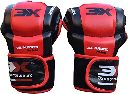 PROFESSIONAL CHOICE MMA Guantes Maya Cuero Lucha Libre Sparring Artes Marciales Guantillas Entrenamiento Krav Maga UFC Grappling Gloves