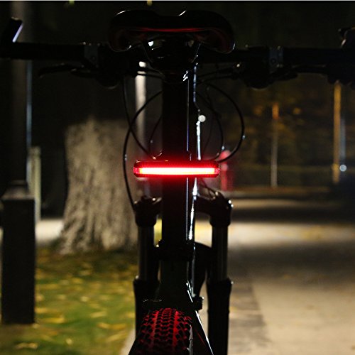 SOOJET BFL-05 USB Wiederaufladbare LED Fahrrad Rücklicht Sport Bicycle Rear Light Hinteres Rücklicht LED Licht Max 200 Lumen Rotes Licht 3 Licht-Modis – Schickes Design - 7
