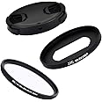 KIWIFOTOS Filter Adapter Ring & Lens Cap Accessory Fits for Sony RX100 VI RX100 VII RX100M6 RX100M7 ZV-1II ZV-1 for Canon G5X Mark II Camera