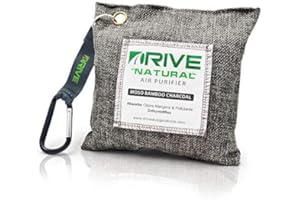 DRIVE AUTO PRODUCTS DRIVE Moso Bamboo Charcoal Air Purifying Bags (220g/bag), Absorbs Odors, Allergens, & Pollutants, Dehumidifies to Prevent Mold & Mildew