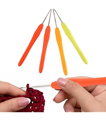 10 Aiguilles à Crochet Set Couleur Crochet Tricot Extra Long 10 Aiguilles à Crochet Set Couleur Crochet Tricot Extra Long