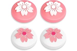 LYITZW Lot de 4 Capuchons de Joystick compatibles avec Nintendo Switch Grip Joy Con Grip Lite Thumbstick Grip Switch Lite OLED Accessoires Thumb Grips Nintendo Switch Capuchons de Pouce