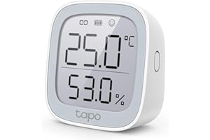 TP-Link Tapo T315 | Inteligentny czujnik temperatury i wilgotności z wyświetlaczem | Ekran e-ink | Powiadomienia | Historia danych w aplikacji Tapo